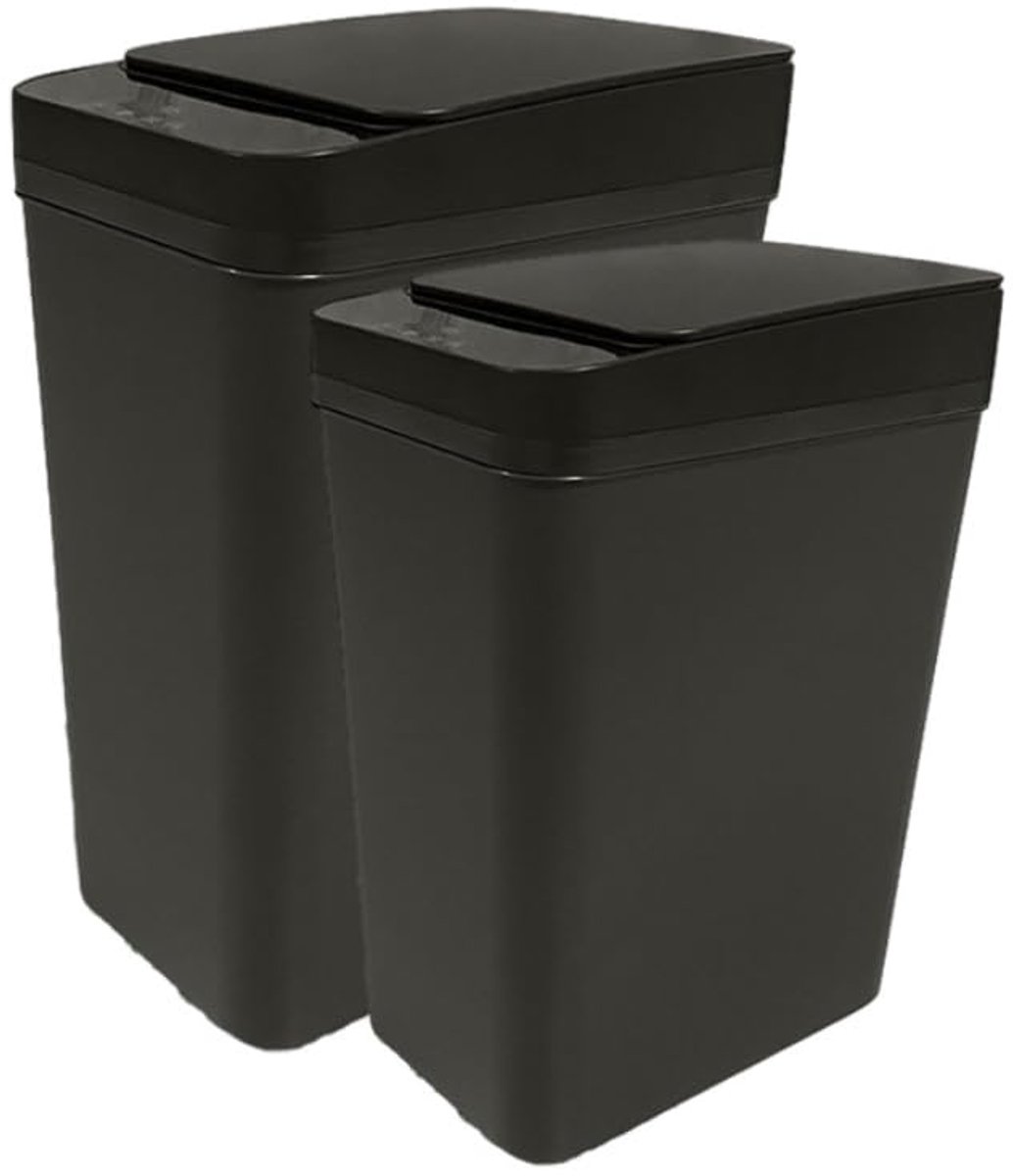 Afvalbak sensor 15L en 12L - elektrische prullenbak met automatische deksel - stil en waterproof - ShopVlot