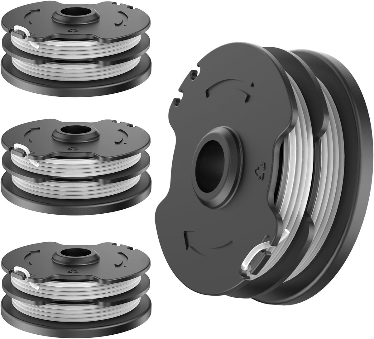 Draadhaspel reserveonderdelen voor Parkside PRTA 20-Li C3 A1B2 PRT 550 A1 A3 PRT 300 A1 - 4 stuks - ShopVlot
