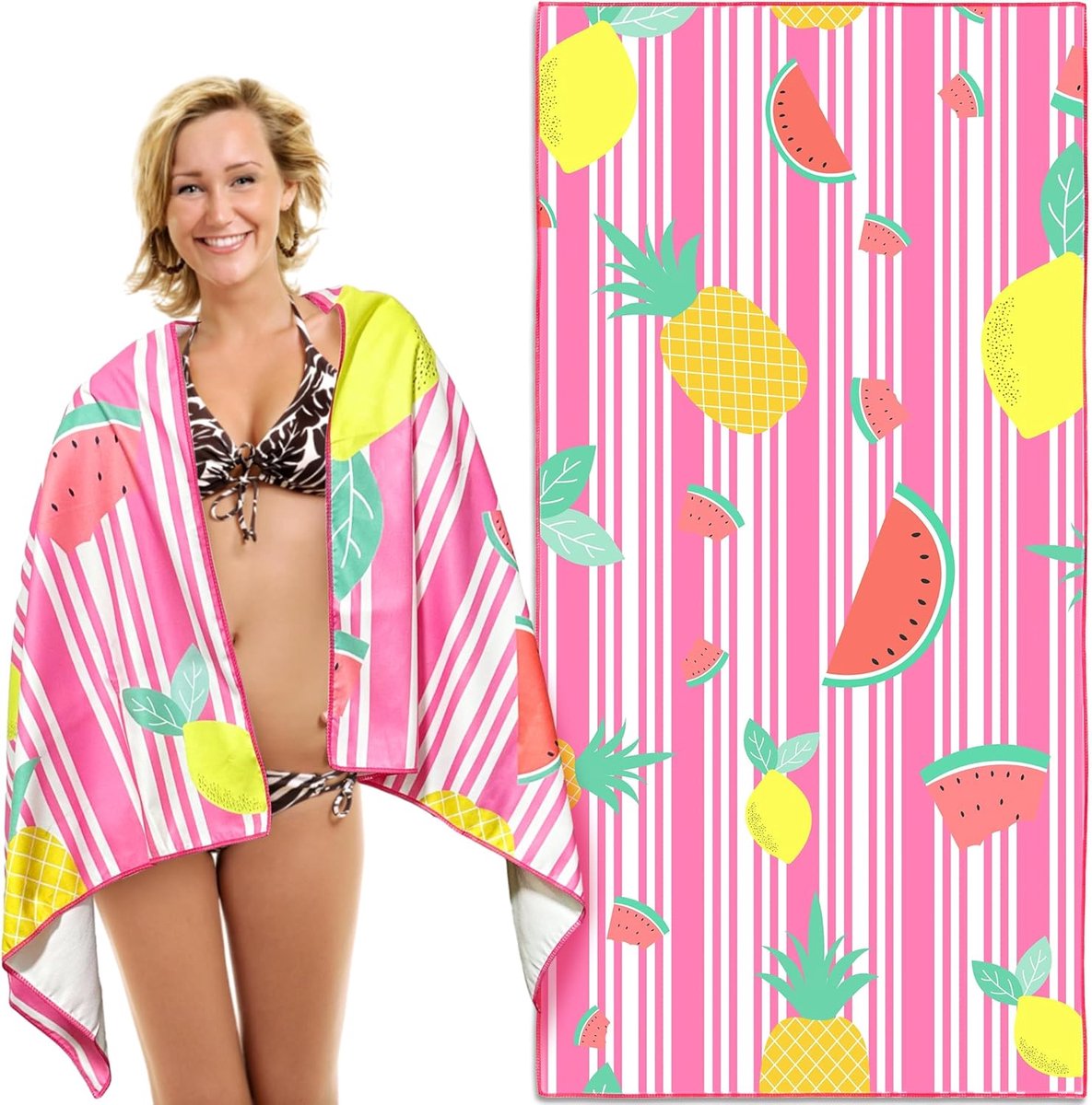 Strandlaken Extra Groot - Sneldrogend Microfibre - Absorberend en Lichtgewicht - Perfect voor Strandliefhebbers - ShopVlot
