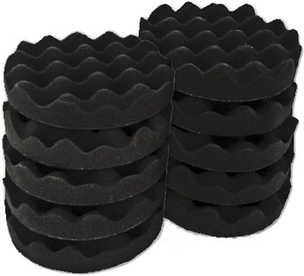 Polijstspons set 10x 150 mm - Velcro - Zacht/Middel - Perfect voor polijstmachine - ShopVlot