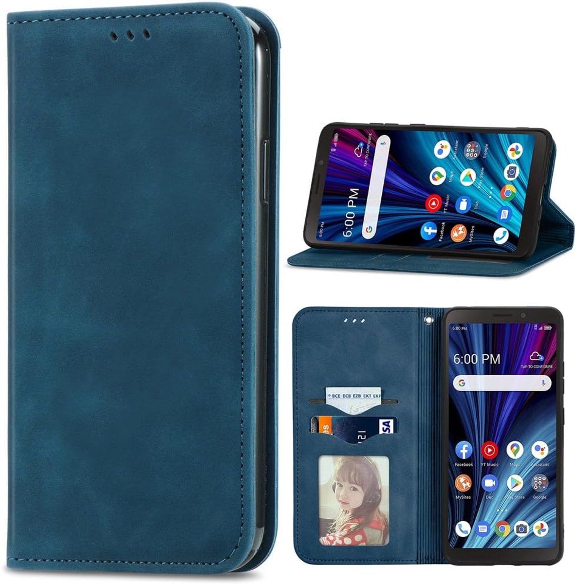 Mobiele telefoonhoes Fairphone 5 - ultra-dun - PU leer - volledige bescherming - ShopVlot