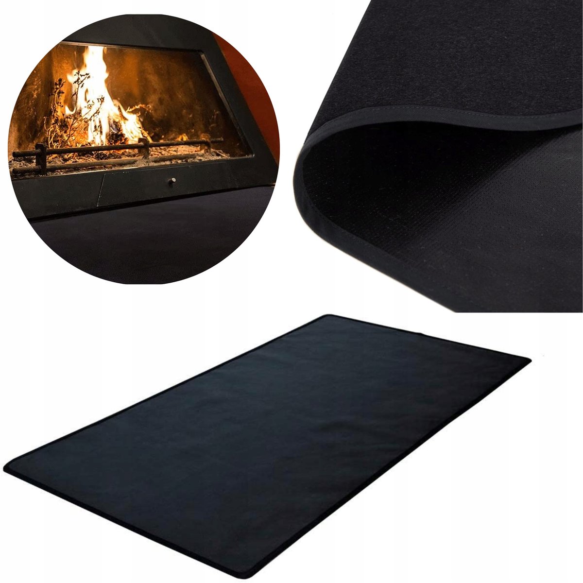 Brandvrije Grillmat 100x50cm - Vloerbescherming voor Buiten & Binnen