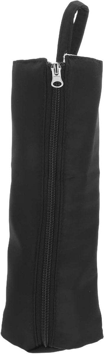 Reistas Krultang - Opberghoes Krultang - Stylingtools Meenemen - Hittebestendig en Waterdicht - 29 x 12.8 cm - Zwart