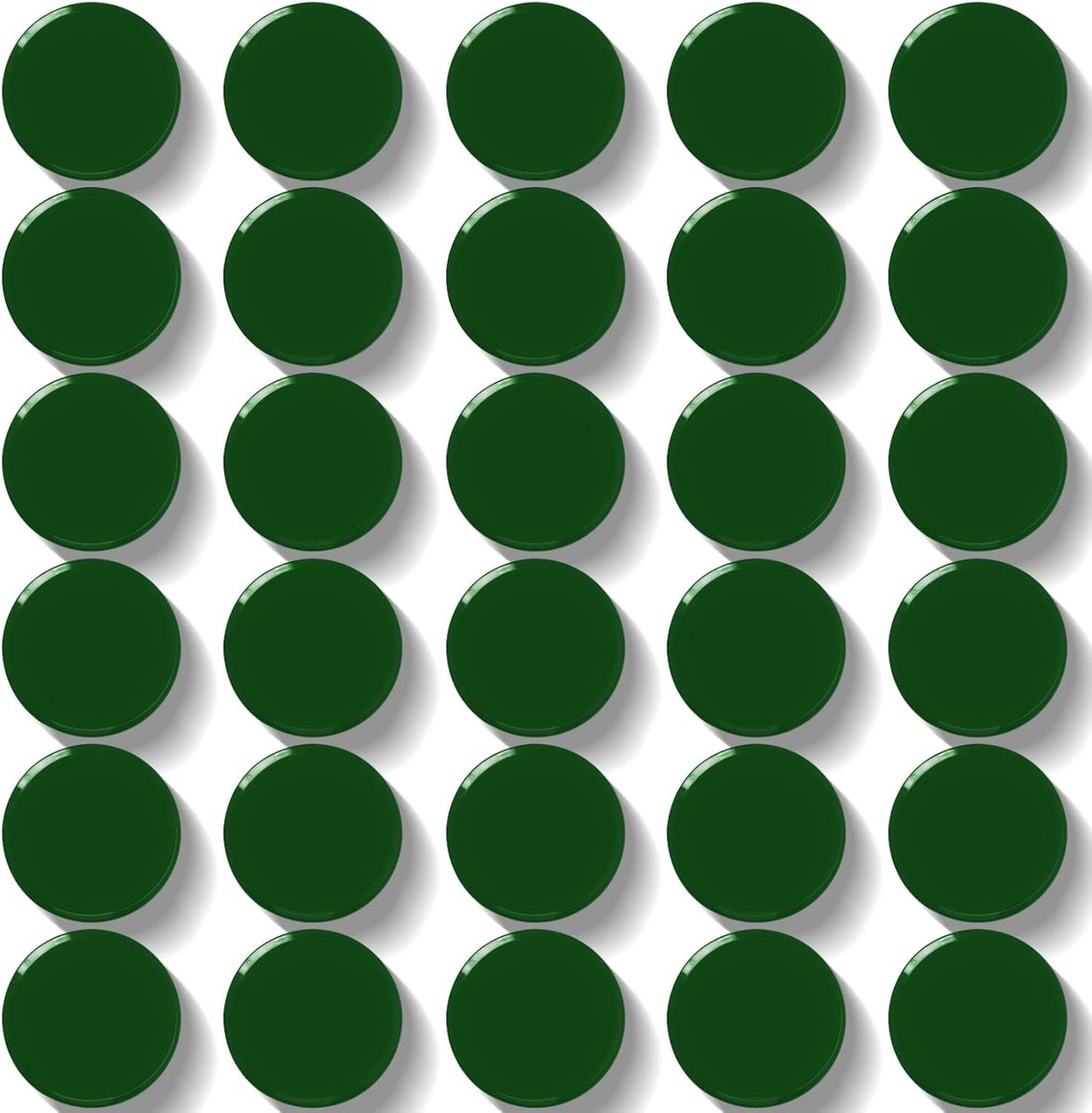 Magneten 30 stuks - sterke koelkastmagneten - kleurrijke ronde magneten - ideaal voor school en kantoor - SnelShoppen