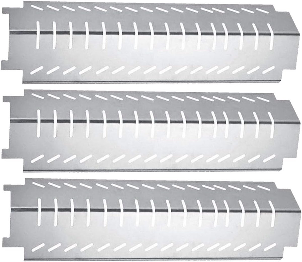 Reserveonderdelen gasgrill roestvrijstalen barbecue-warmteplaten gasgrill hitteschilden tentdiffuser voor Charbroil, Costco, Centro, thermoskan en andere modellen gasgrill