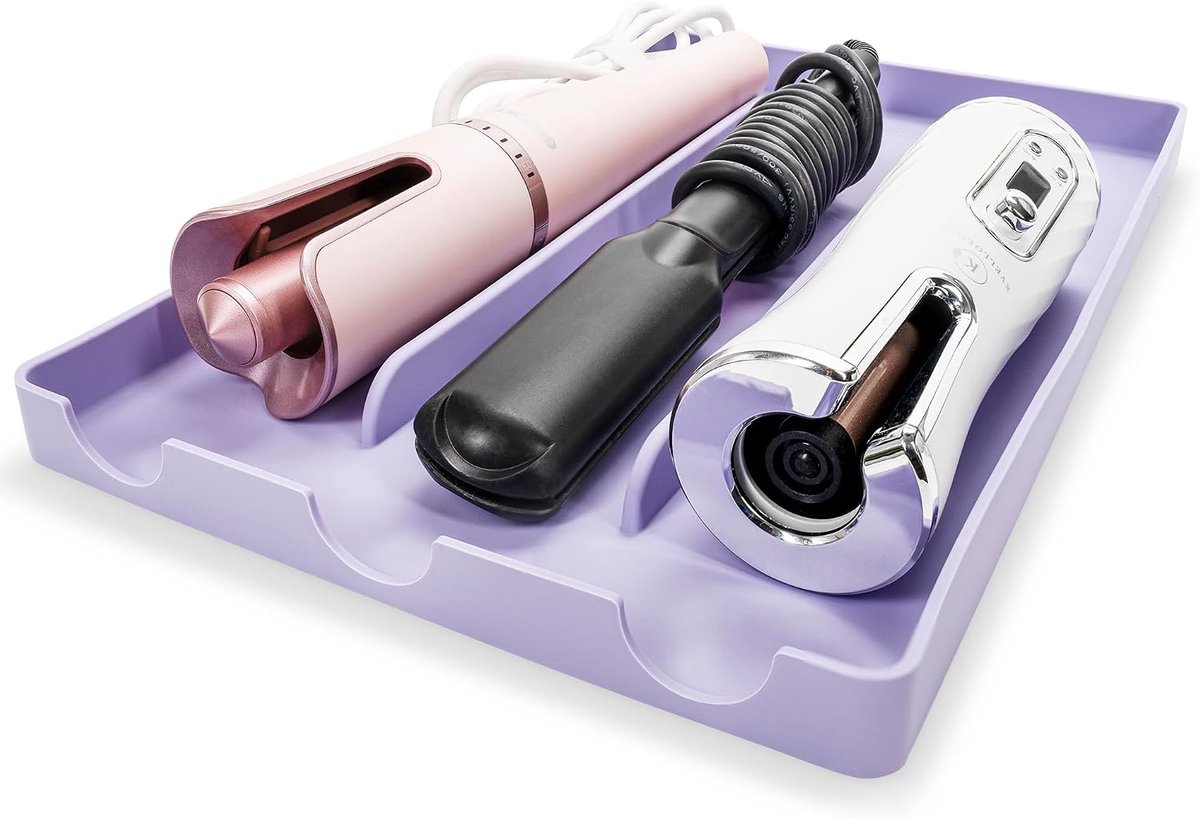 Hair Tool Organizer | Hot Tools Organizer | Haargereedschap Lade Organizer | Haarstyling Tools Organizer | Tot 400 ° F Hittebestendige Mat | 37,5 cm x 24,1 cm x 2,5 cm