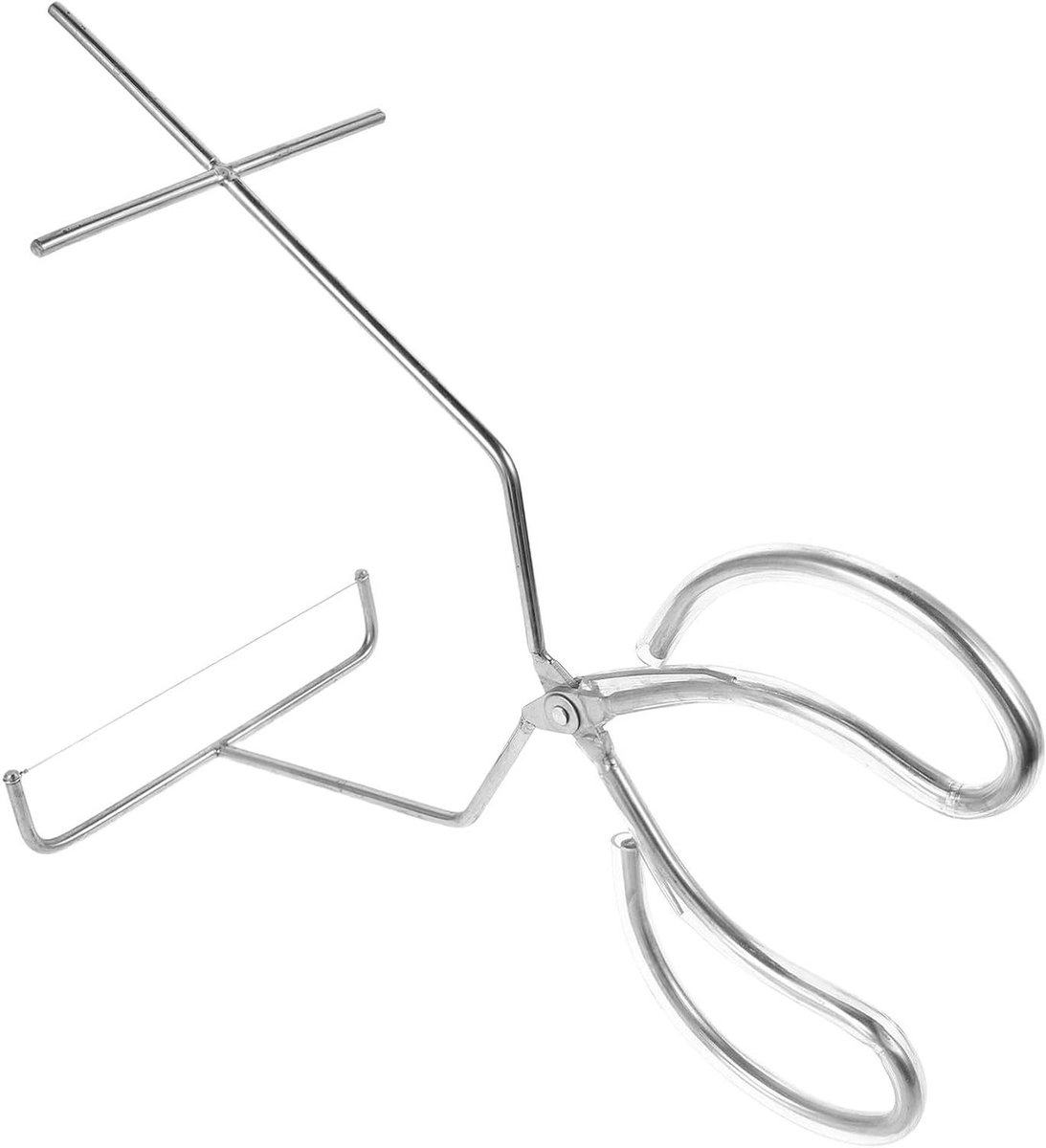 Glazuurtang - Pottenbakkers tang Kleitang - Keramiek Glazuren - Roestvrijstalen constructie - 14.65 x 6.30 x 4.72 inch - Zilver