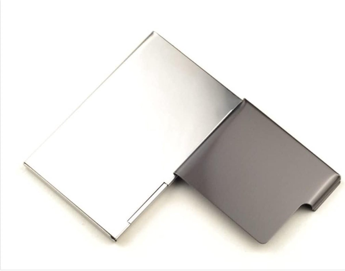 Visitekaarthouder Mannen Visitekaartje Doos Creatieve Eenvoudige Metalen Visitekaarthouder Draagbare Draagbare Visitekaartje Opbergdoos Mannencadeau