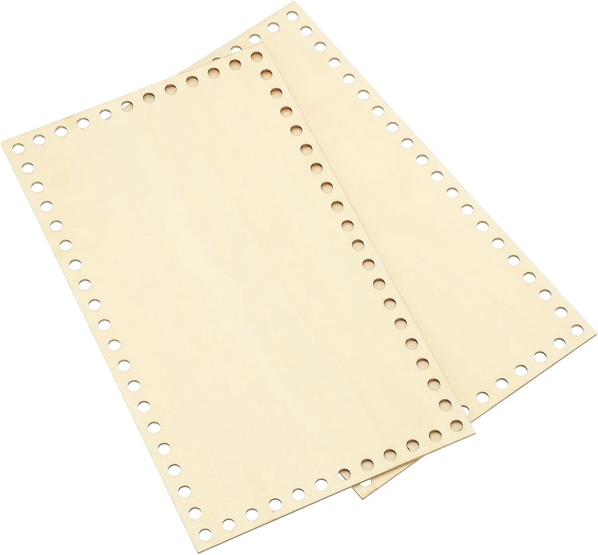15,2 x 25,5 cm gehaakte mand basis, 2 stuks mandbodems vierkante houten basis vormer tas maken benodigdheden weven breien kit voor haken schoudertas handtas portemonnee handwerk