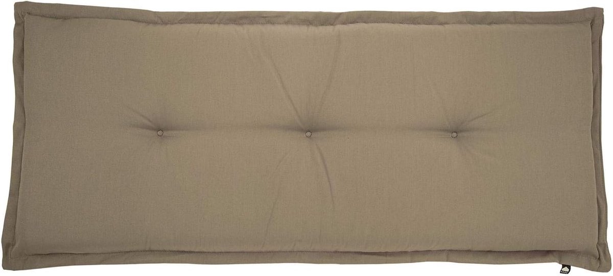 Tuinbank kussen 120 x 50 cm - Prisma taupe - Dralon - Extra comfort door stevige foam - SnelShoppen