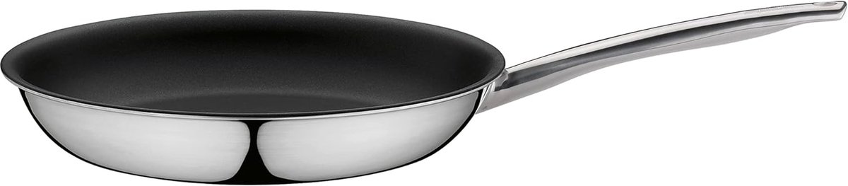 24 cm, 1 | Geschikt voor inductie, ovenbestendig, compatibel met alle warmtebronnen, gesloten gietrand, 4 cm hoog, 24 cm diameter