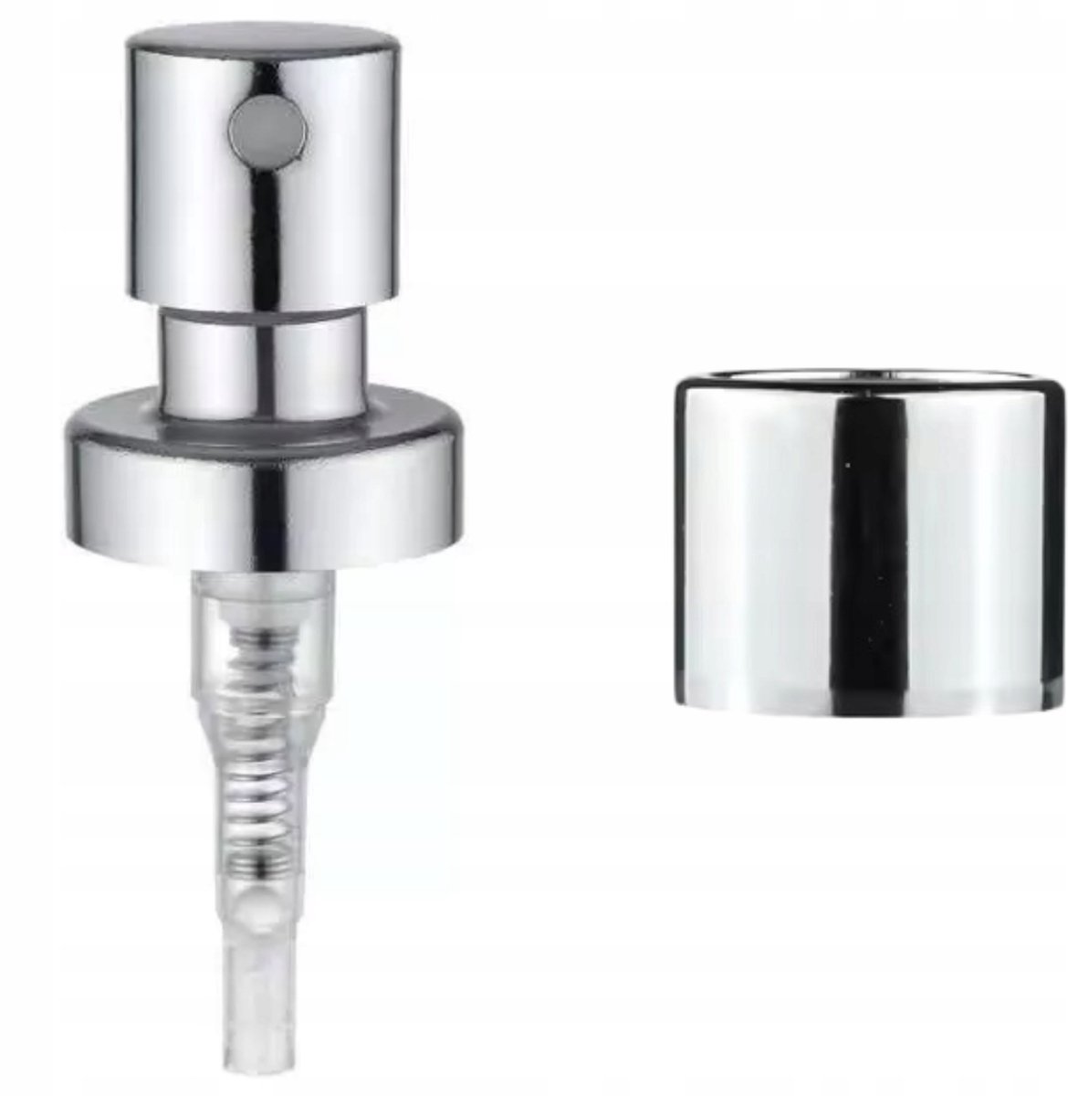 Merkloos Zilverkleurige Verstuiver voor Flesjes, 15mm Klemfitting
