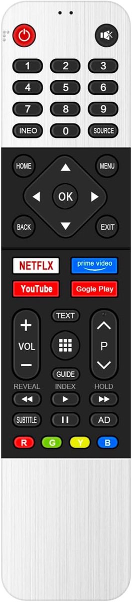 ALLIMITY Remote Control Compatible with METZ TV 32MTC6000Z 42MTC6000 24MTC6000Z 32MTC6110Z 42MTC6000Z 32MTC6000 - ShopVlot