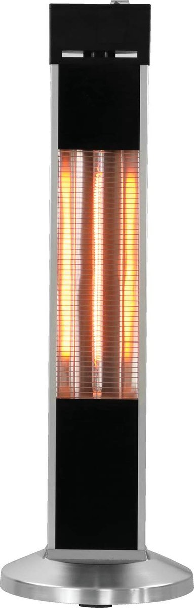 Terrasverwarmer staand - koolstof - elektrische infraroodwarmtestraler - ideaal voor balkon - ShopVlot