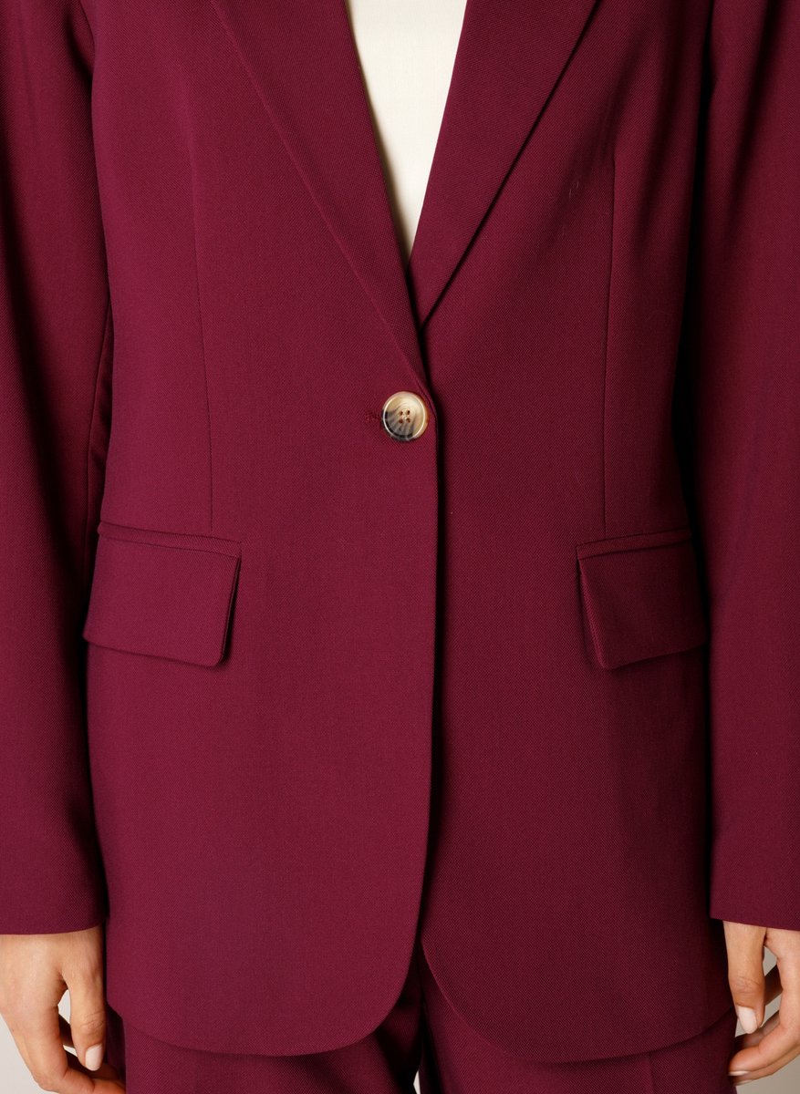 BASE LEVEL Yella Blazers - Wine Red - maat 42