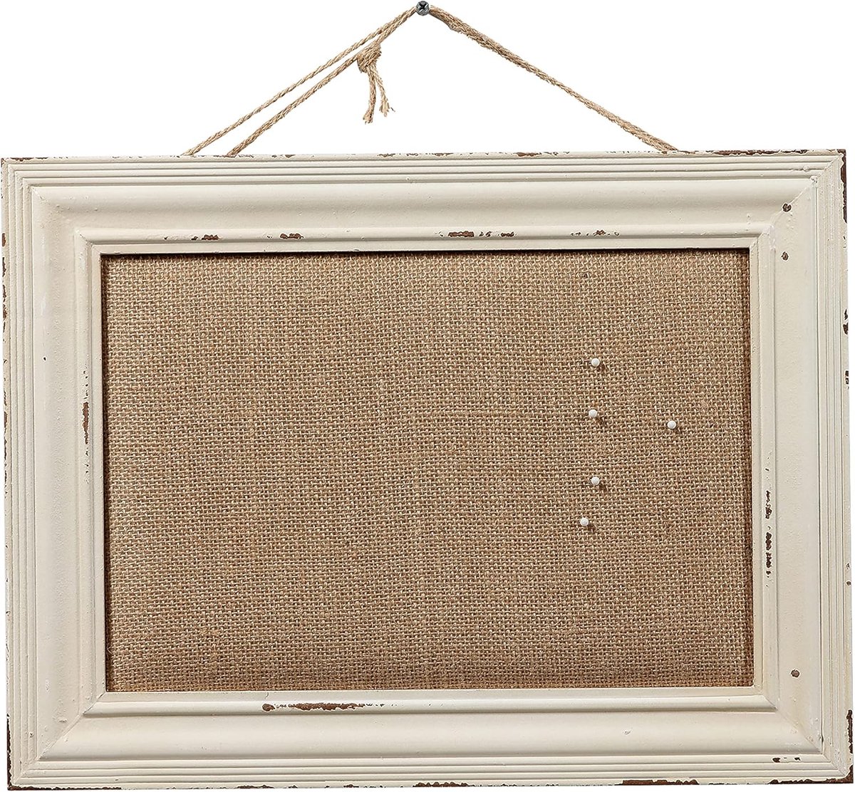 Corkboard 40 x 30 cm - houten frame - rustiek design - ideaal voor memo's - ShopVlot