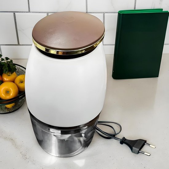 Keukenmachine - Vleesmolen Slicer - Groenten Snijden - Viersnijder Ontwerp - 700 ml - Wit — afbeelding 4