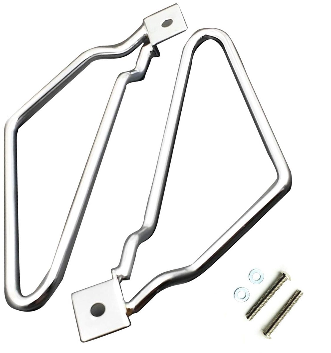 Motorfiets beugel - universeel metalen beschermbeugel voor zijtassen zadeltassen montageaccessoire voor diverse motorfiets carrosserieën