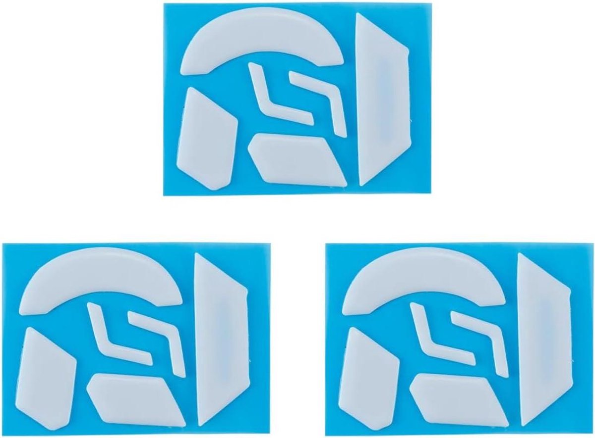 Muisvoetjes Vervanging - Glijders Pads - Soepele Muisbewegingen - PTFE Materiaal - 0.6mm Dikte - Wit