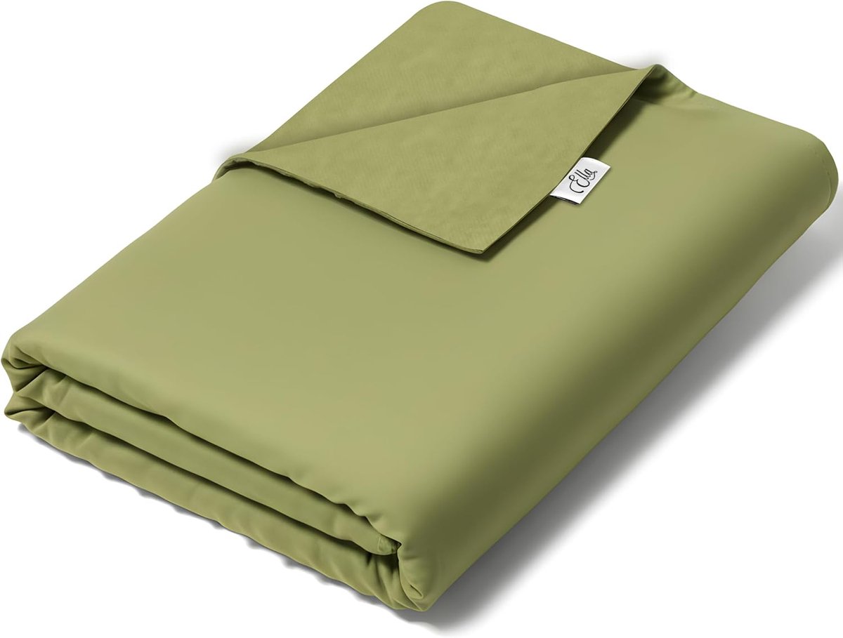 Gewichtdeken Cover 135 x 200 CM - 7 kg & 9 kg - 100% Biologisch Katoen - Ademend en huidvriendelijk - SnelShoppen