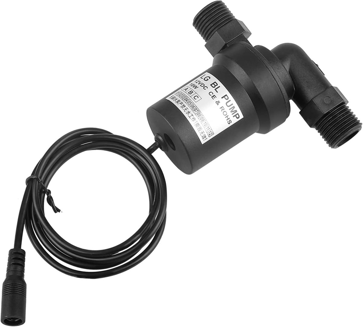 Waterpomp 12V 10W - Brushless - Hoge temperatuur - Voor circulatie van water in tuinen - SnelShoppen