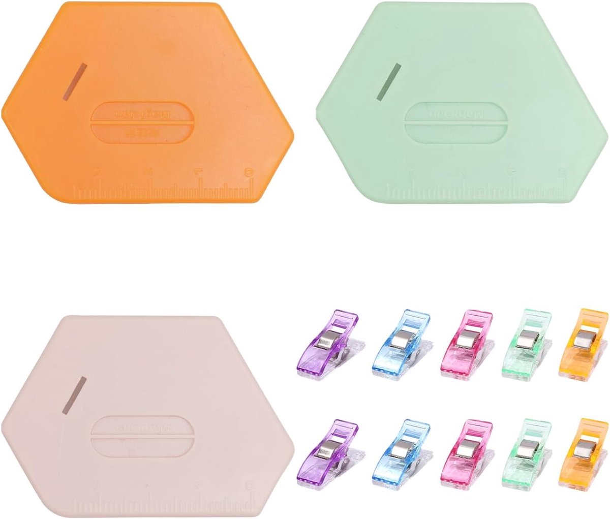 Magnetische naadgeleider 3 stuks - multifunctionele polygonale naadgeleider - nauwkeurige afmetingen - SnelShoppen