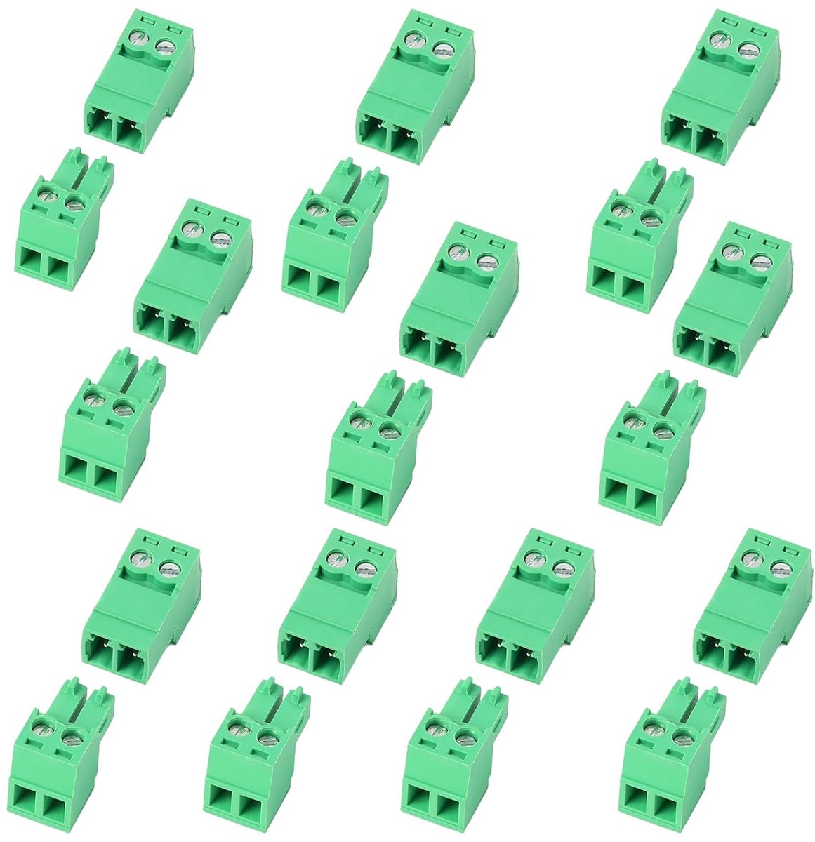 klemmen 3,81 mm pitch PCB schroef klemconnector klemblok pluggable voor socket panel mount (2)
