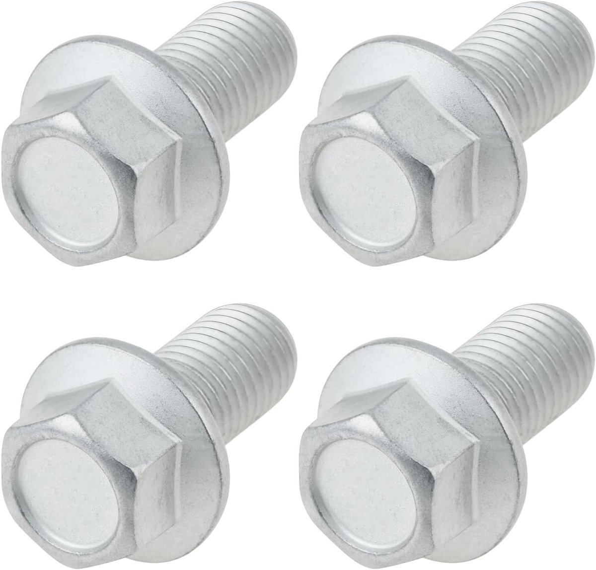 4 Stks M10x1.25x20 Grasmaaier Blade Hex Bouten 90105-960-710 Compatibel met Honda HR214 HRA214 HR215 HRA215 HR216 HRA216