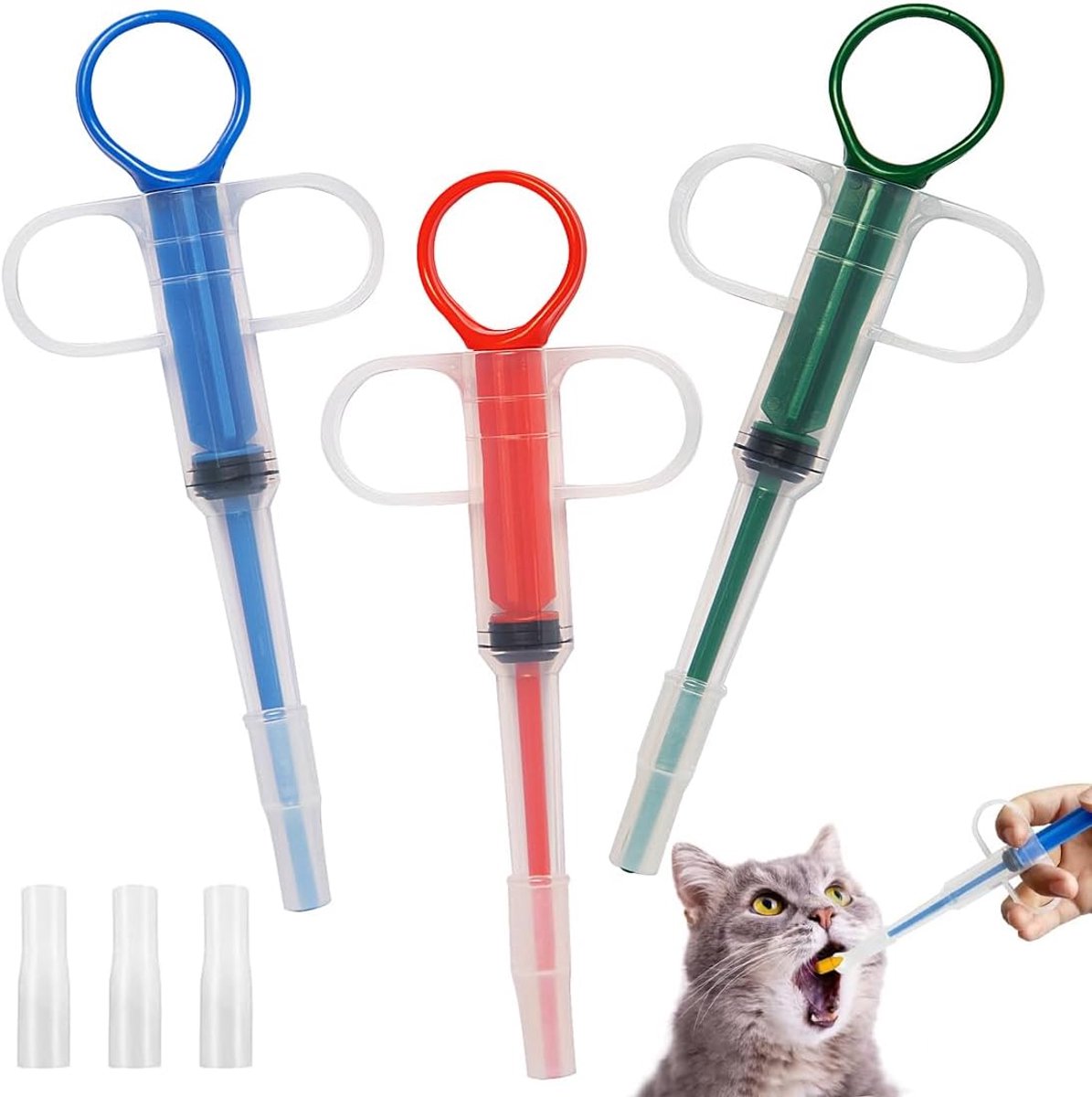 3 stuks voedselveilige Siliconentablettenvoeding voor katten