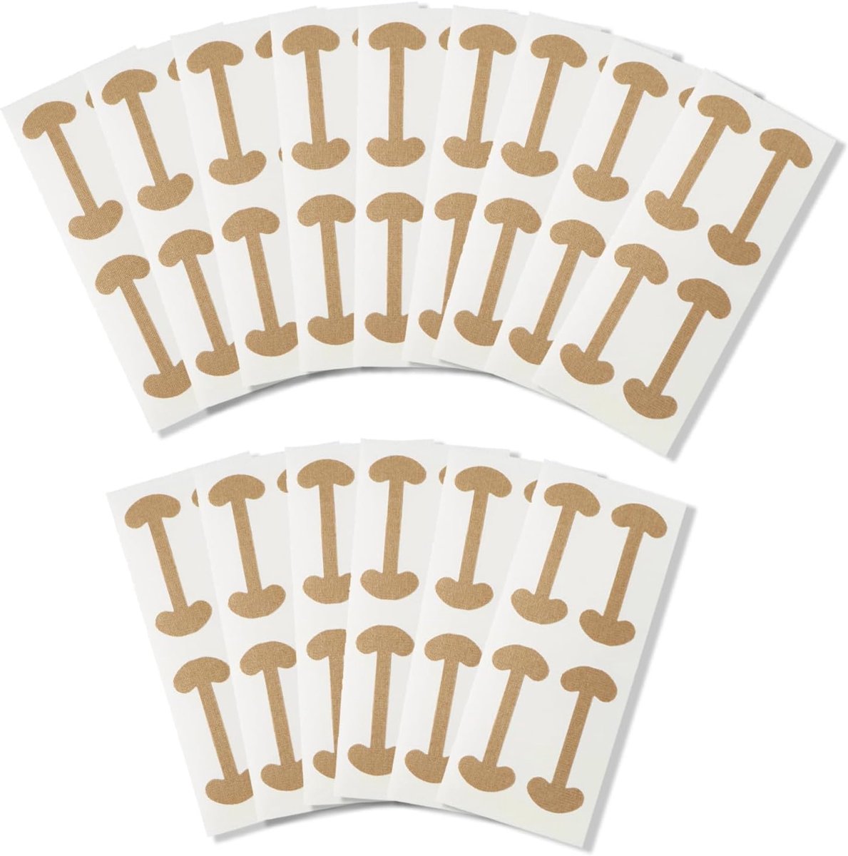 nagelpatches, zelfklevend, 60 stuks, zacht, zonder lijm, voor dagelijks gebruik thuis