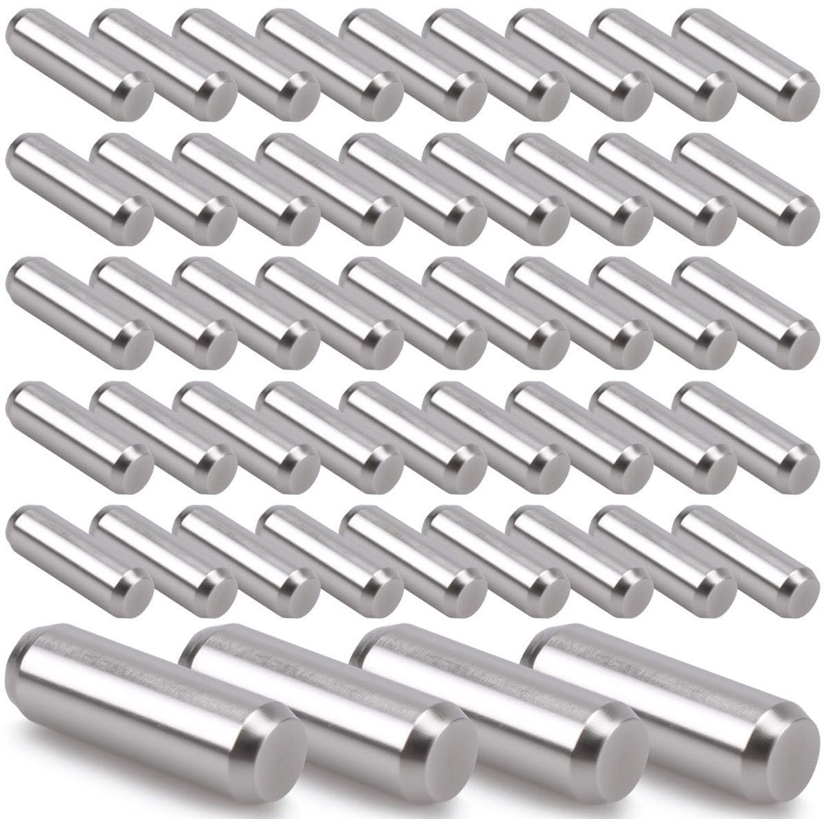 50 PC's 4mm*18mm Dowel Pins Rek Ondersteuning Pegs, 304ss Cilindrische Ondersteuning Pins voor Rek en Kabinet