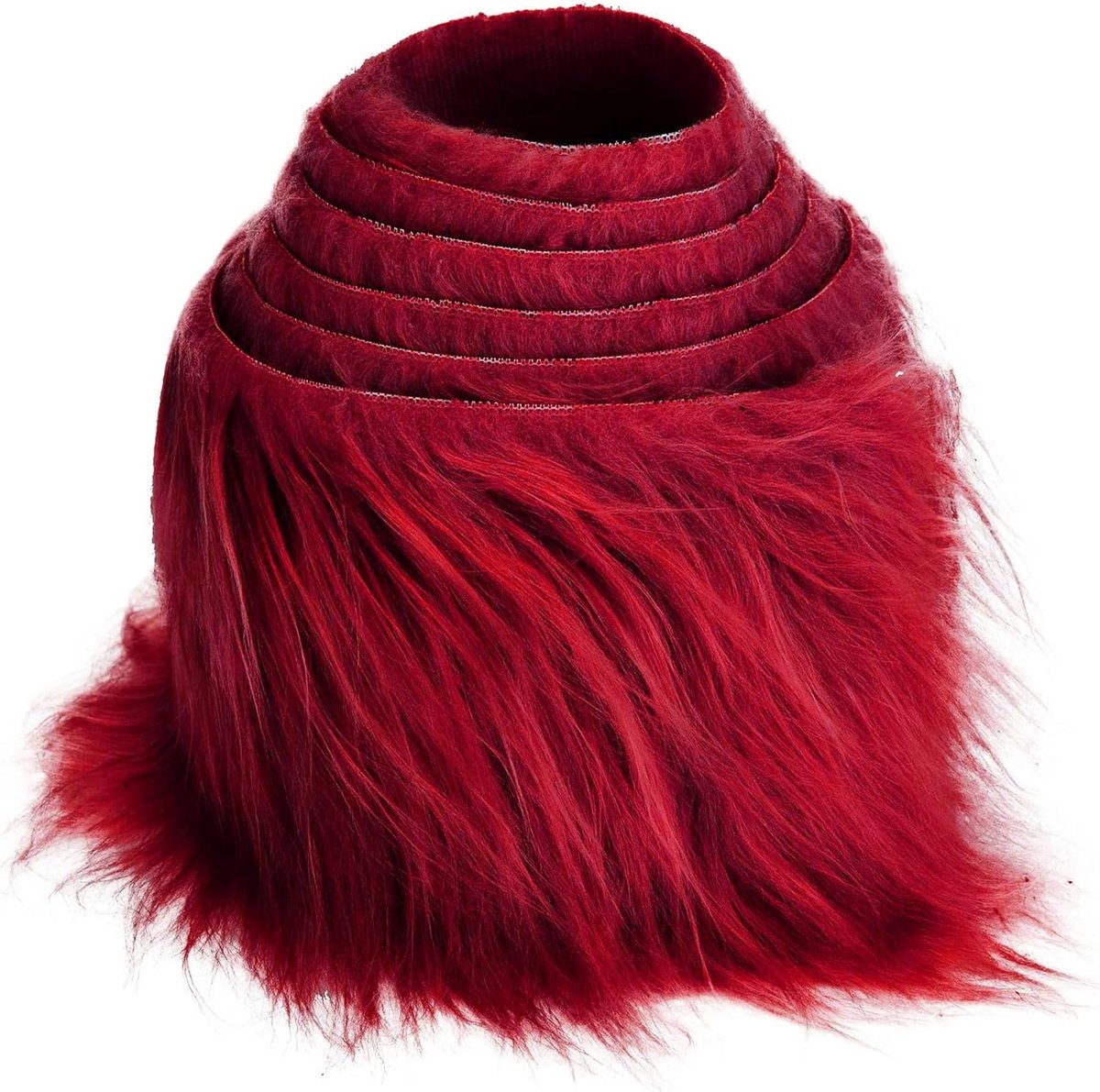 5 cm x 150 cm pluizige kunstbontband kunstbont band bontstof, harig faux bont stof decoratieband sierband pluche trim pluchestof plucheband boorden banden om te naaien naaien kleding kerstdecoratie