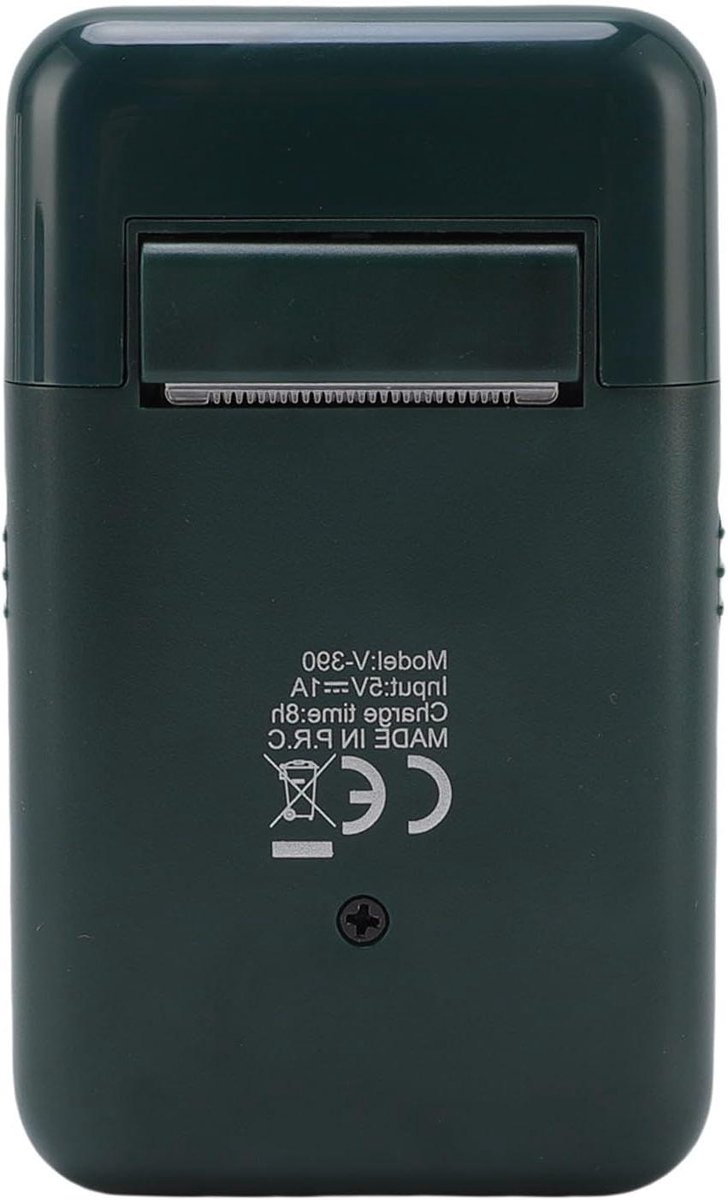 Elektrische Baardtrimmer - Gezichtshaar Trimmer - Persoonlijke Verzorging - Zwevende Mesjes Technologie - Compact Lichtgewicht - Groen