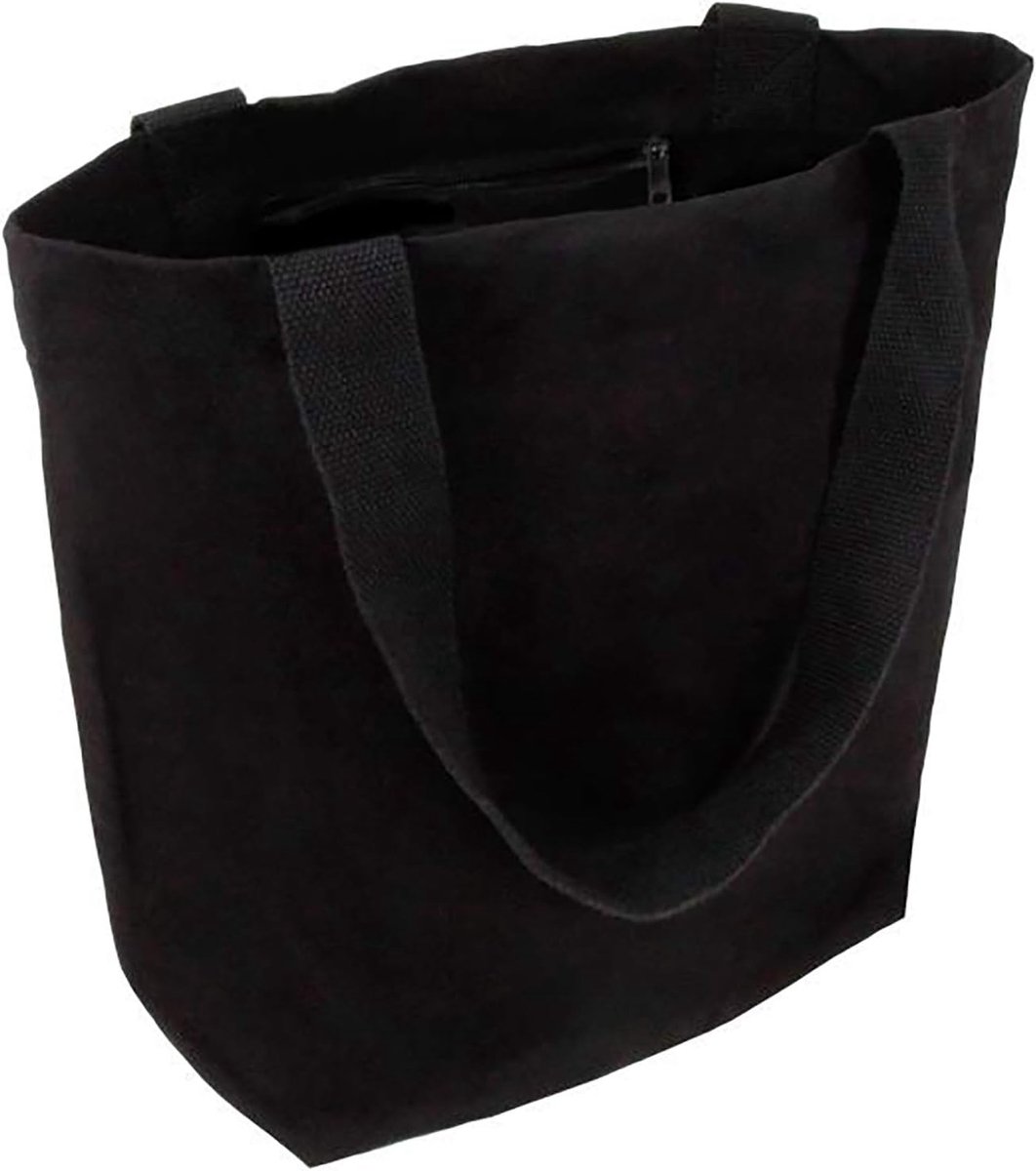 Thijox - Stijlvolle Ruime Draagtas met Binnenzak en Ritssluiting, Katoenen Shopper Handtas met Grote Bodem, Öko-Tex 100 Gecertificeerd, Perfect voor d
