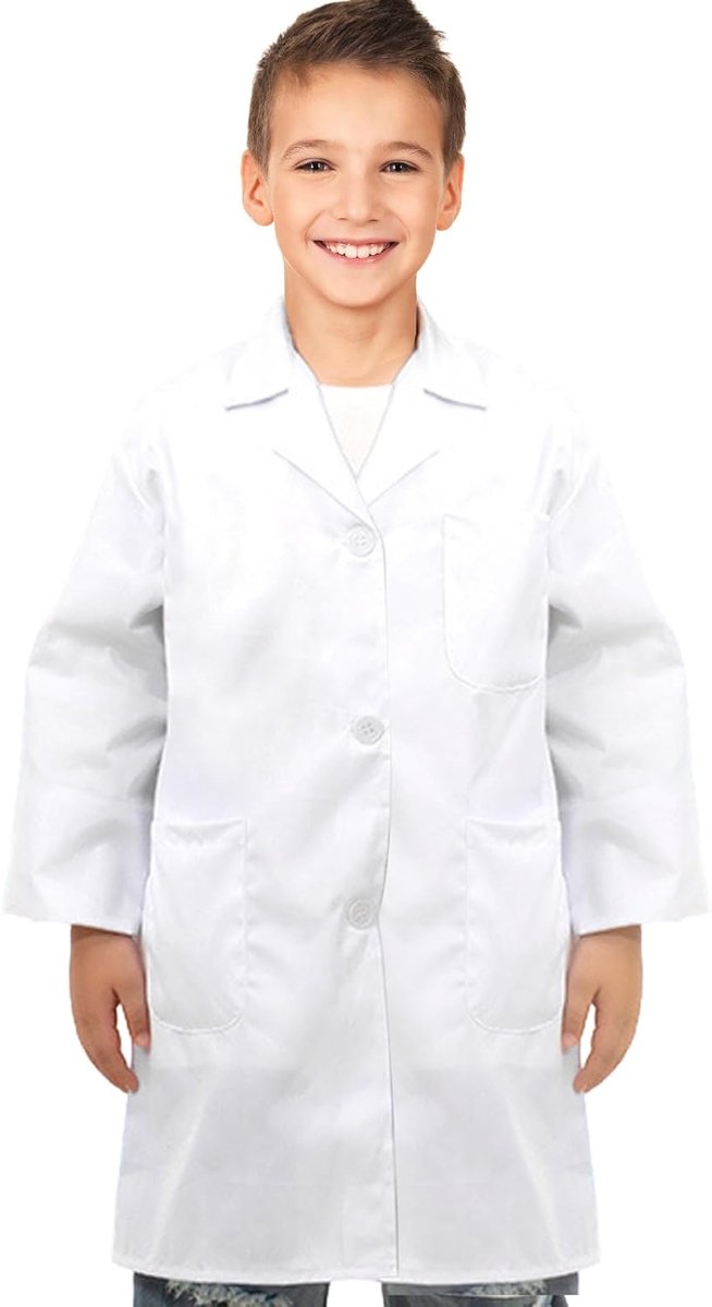 Laboratoriumjas kinderen - Doktersjas voor jongens en meisjes - Rolspel - Ideaal voor themafeesten - SnelShoppen