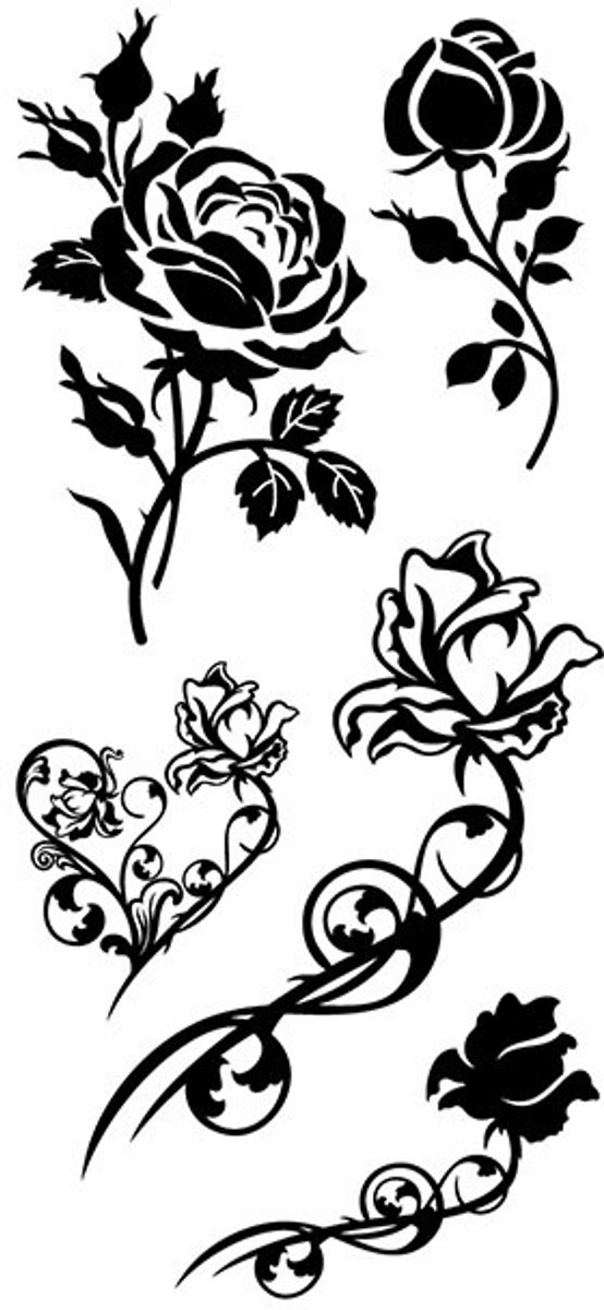 Tijdelijke tattoo Eternal Rose 3 dagen