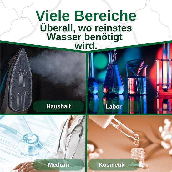 Gedestilleerd water 1 liter - met spray nozzle - ideaal voor huishoudelijk gebruik - verlengt levensduur van motoren - ShopVlot — afbeelding 4