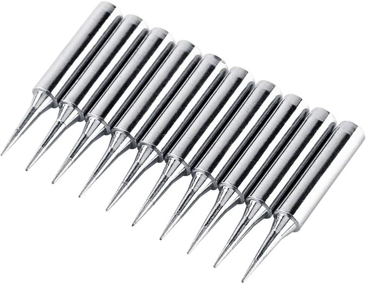 10 stuks Hoogwaardige Soldeertips Set voor Soldeerbout met Lage Temperatuur - Vervanging Tips Universeel Compatibel