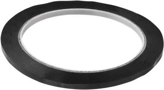 Sourcing map 4 mm breedte 66 m lengte waterdicht zwart enkelzijdig plakband markeringstape DE de van sourcing-map — afbeelding 2