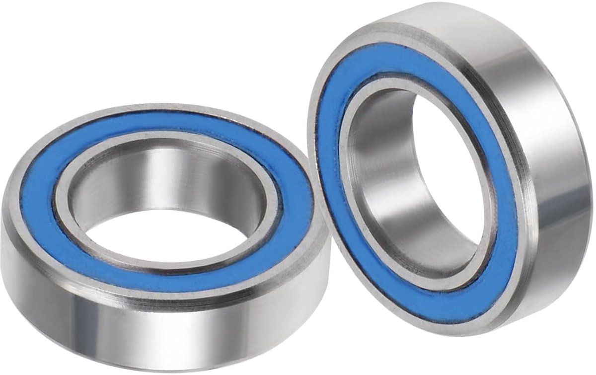 Lagers MR148-2Rs - [8 x 14 x 4 mm] dubbel afgedicht lager voor industriële apparaten, motoren, machines, chroomstaal