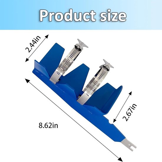Verf Mixer - Schudapparaat Werkplaats - Homogene Consistentie - Dubbele Bevestigingsbanden - 21.8 x 6.8 cm - Zilver — afbeelding 5