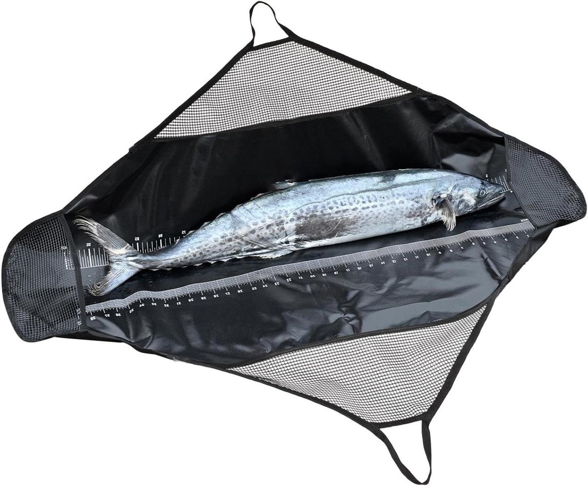 Vis Weegzak - Visopbergtas Hengelsport - Vissen Wegen - Geïntegreerde Liniaal - 120 cm - Zwart