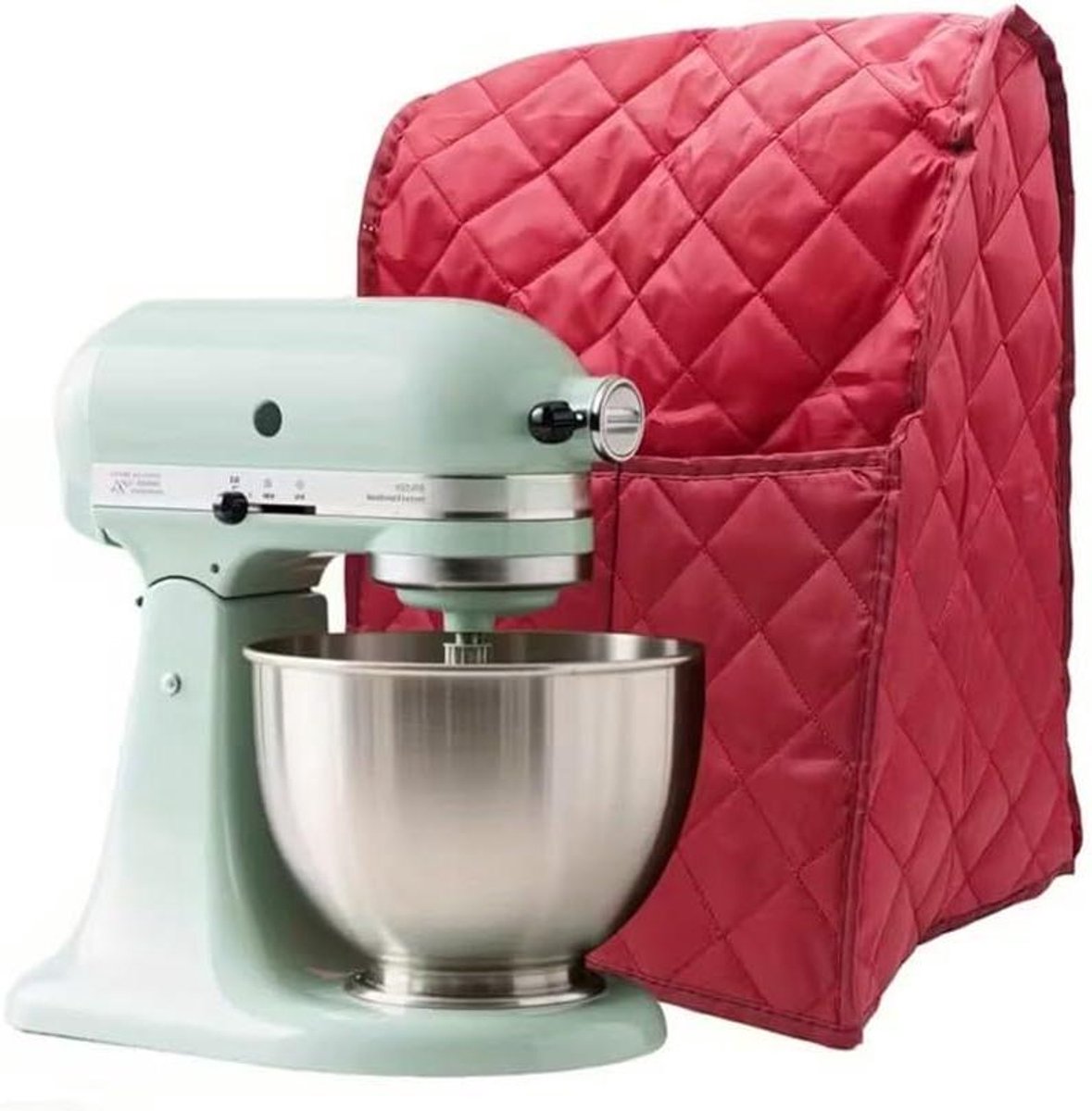 Stofhoes Staande Mixer - Mixer Cover Organizer - Keuken Organiseren - Met Opbergvak - 45 x 31 x 27 cm