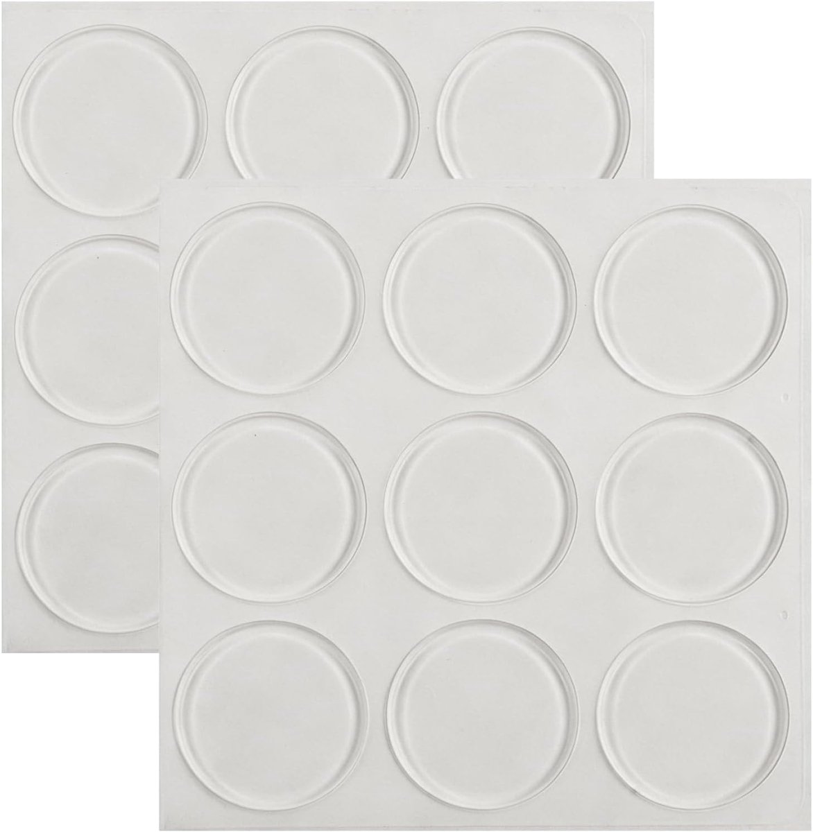 18 stuks zelfklevende rubberen pads, elastische meubelbescherming pad antislip pads, transparante antislip rubberen pads, siliconen beschermbuffer aanslagkussen, voor de ve