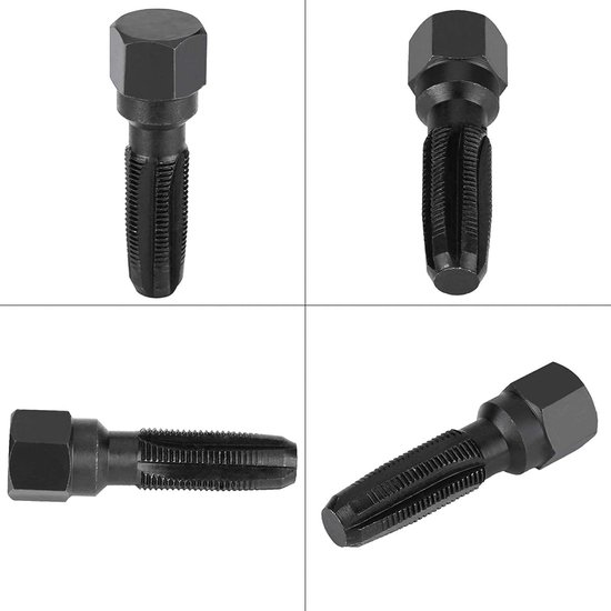 5 stks bougie draad reparatie kit m14 bougie draad reparatie voor koolstofstaal bougie draad met 14mm bougie inserts cilinderkop tool kit — afbeelding 3