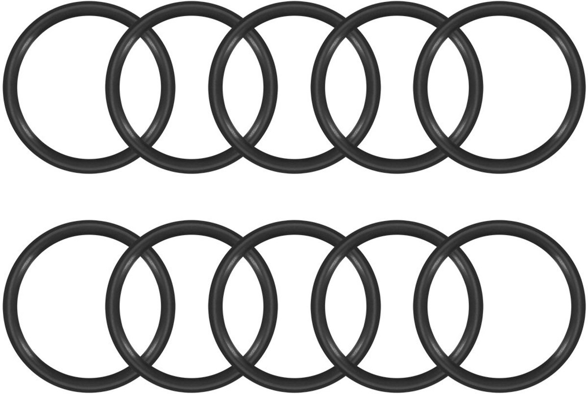 Sourcing map Nitril Rubber O-afdichtingen 39 mm OD 31 mm ID 4 mm Metrische Breedte Pakking 10 stuks