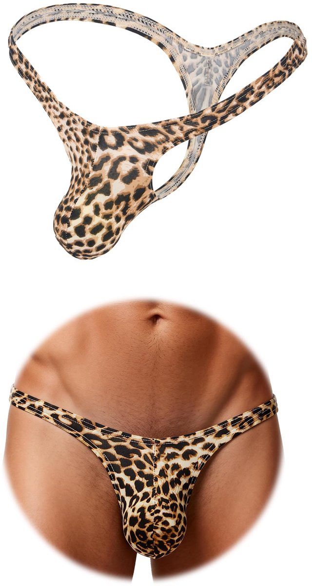 Heren tanga grote maten - sexy low rise ondergoed - met zak - comfortabel voor dagelijks gebruik - SnelShoppen