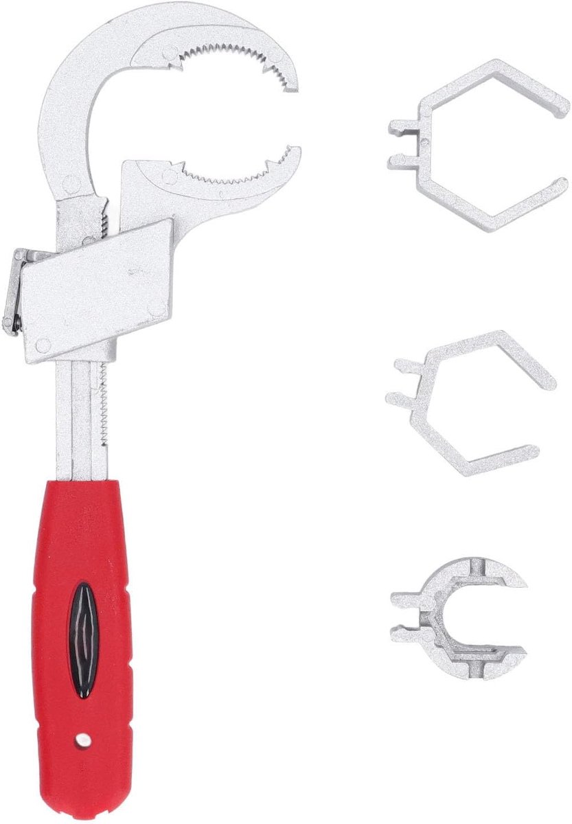 Verstelbare Badkamer Sleutel Dubbele Uiteinde Reparatie Tool met 80mm Opening voor Gootsteen Kraanmoeren Slangenkop Moeren Reparatie Slangenkopsleutel
