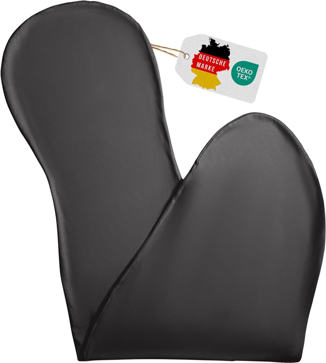 Zijslaper kussen - Anthraciet - 100% katoen - Ergonomisch ontwerp - Vermindert nek- en schouderpijn - ShopVlot