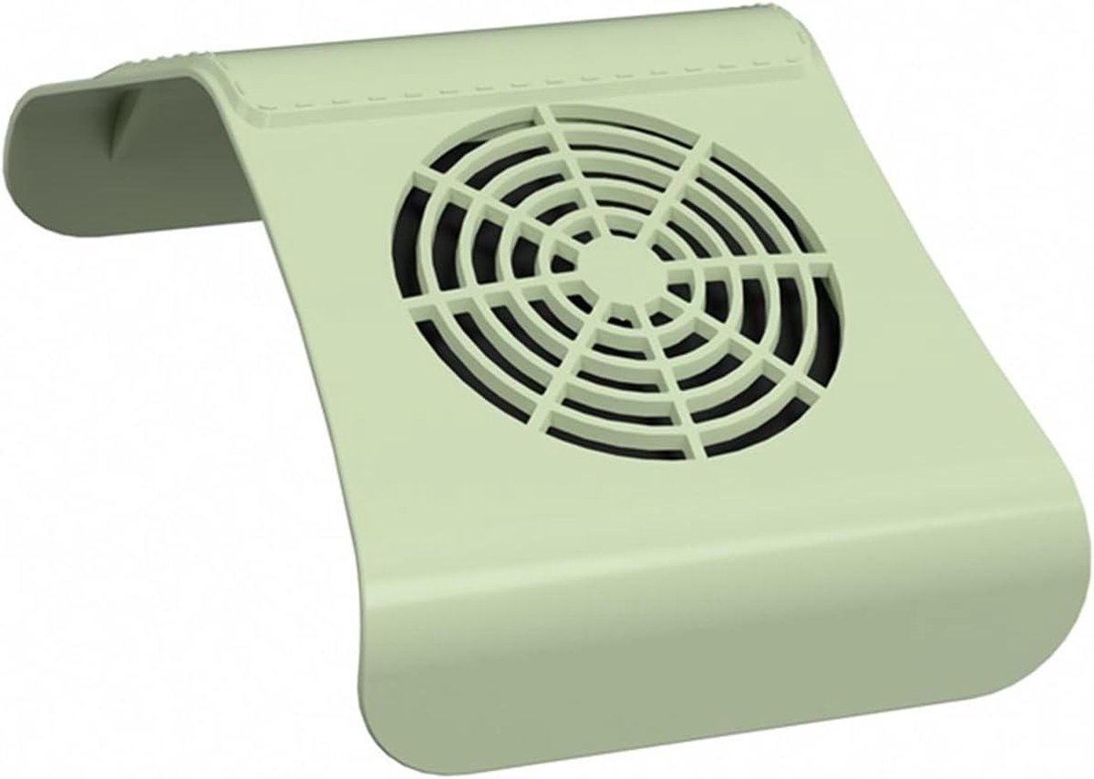 Nagelstofafzuiger - Nail Dust Collector - Nagelstwhile - Dubbele Ventilator - 80W - Wit